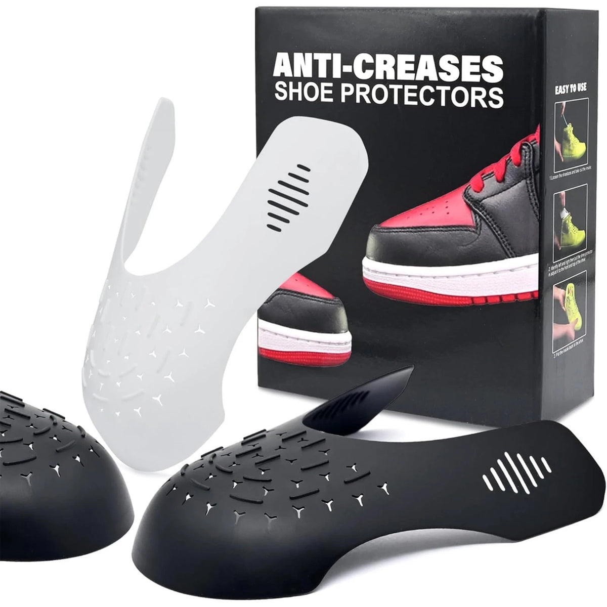 4 Pairs Shoe Crease Protectors Guards for Sneakers Air Force Jordan Dunks