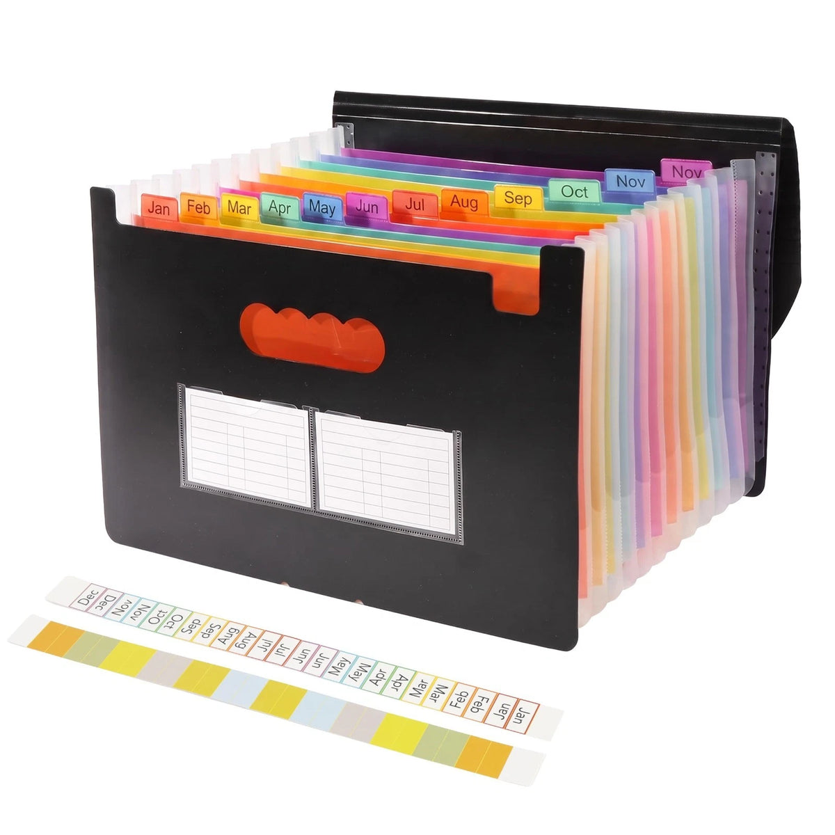 - Accordion File Organizer, Expanding File Folder with 12 Pockets | Portable