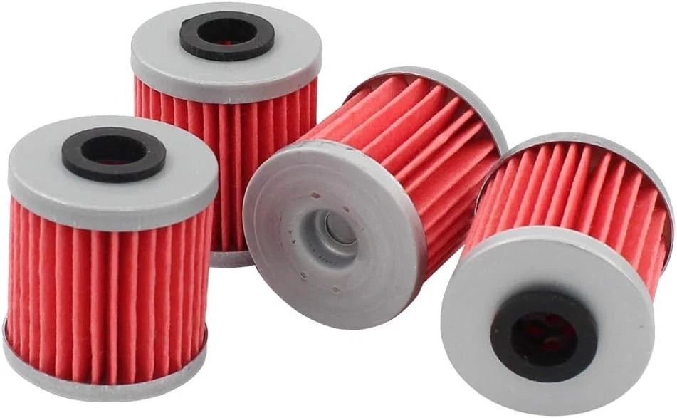Pack of 4 Oil Filter for Kawasaki KX250 KX250F KX450F for Suzuki RMX450Z RMZ2...