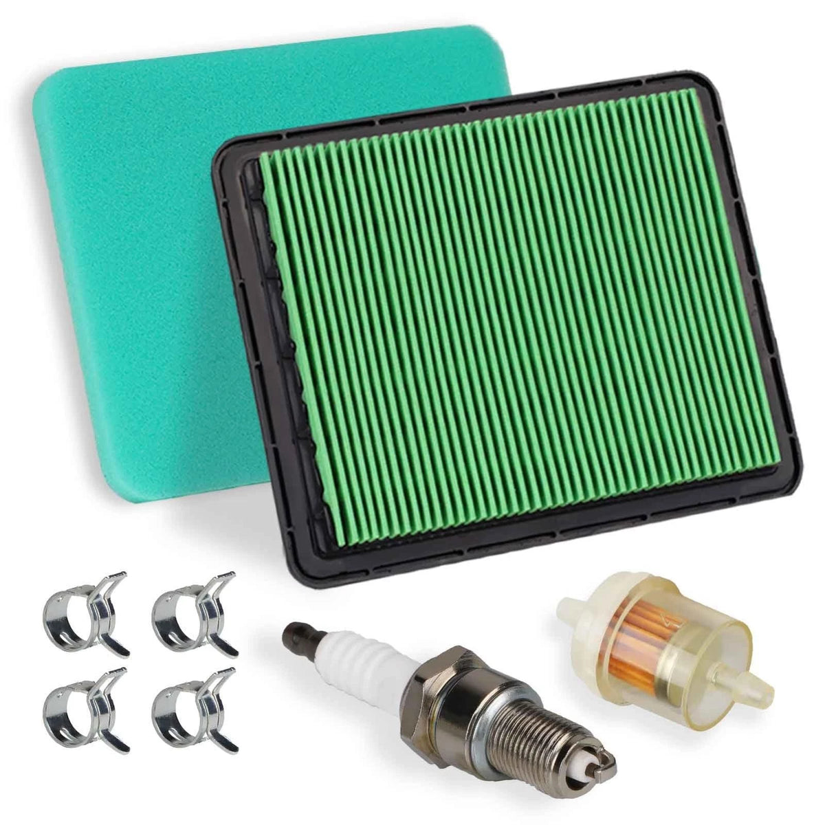 Honda Gcv160 Gcv190 Lawn Mower Tune-up Kit Air Filter Spark Plug Gc190 Gx100