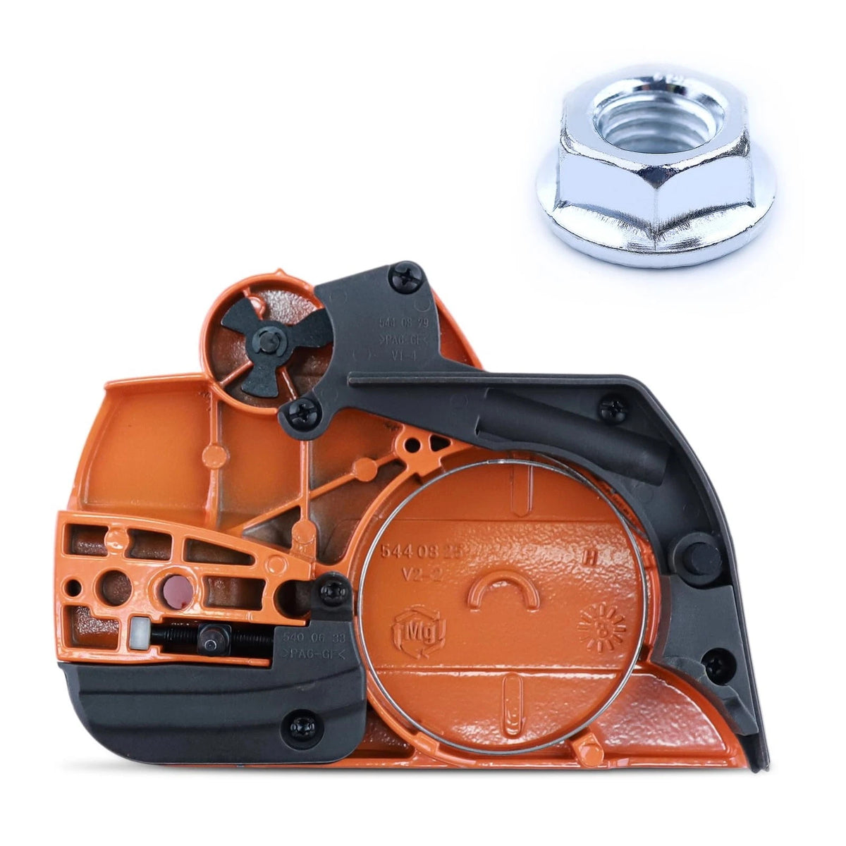 Chain Brake Assembly Clutch Side Cover for Husqvarna 445 450 Chainsaw...