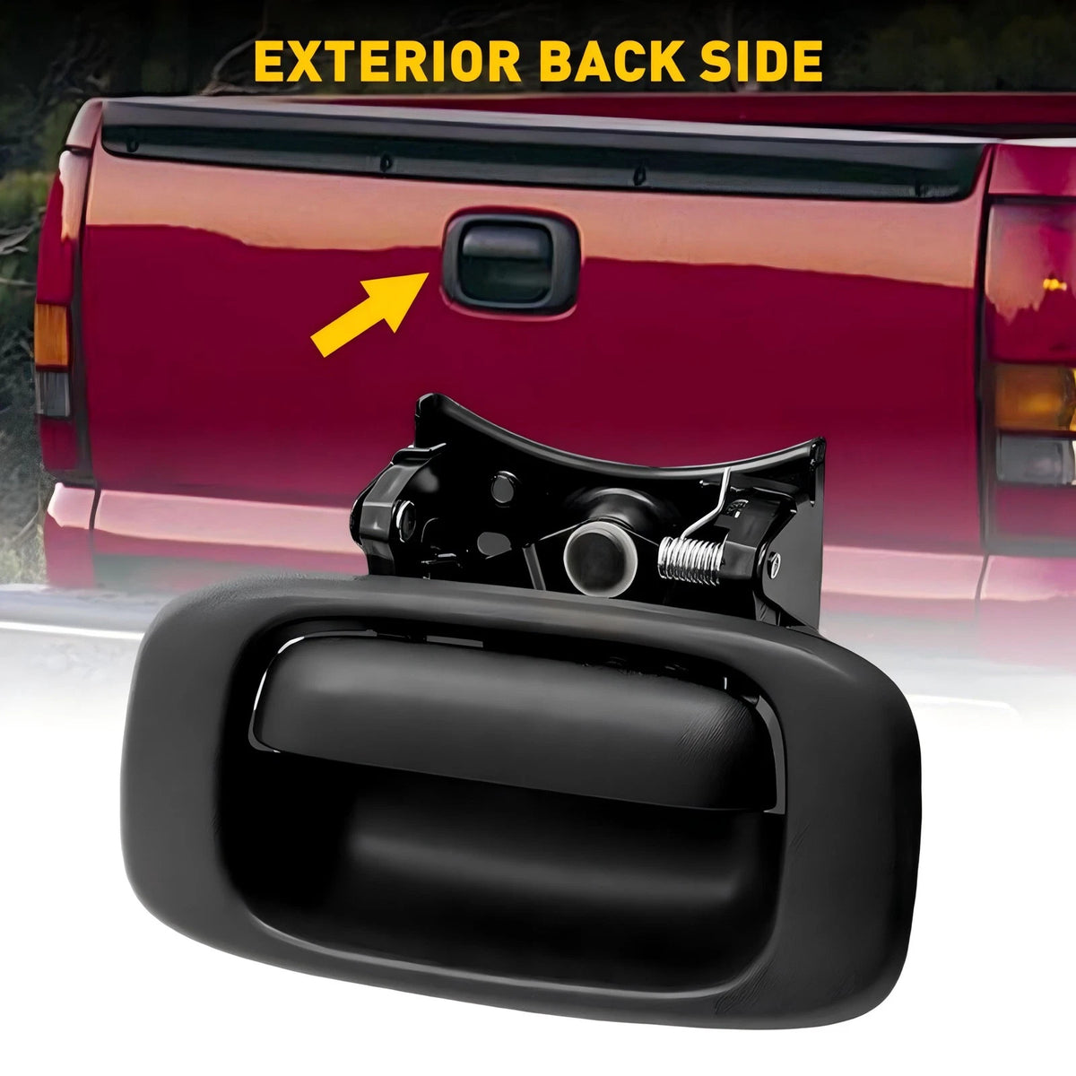 Tailgate Latch Handle&Bezel for Chevrolet Silverado 1500 GMC Sierra 1500 99-06