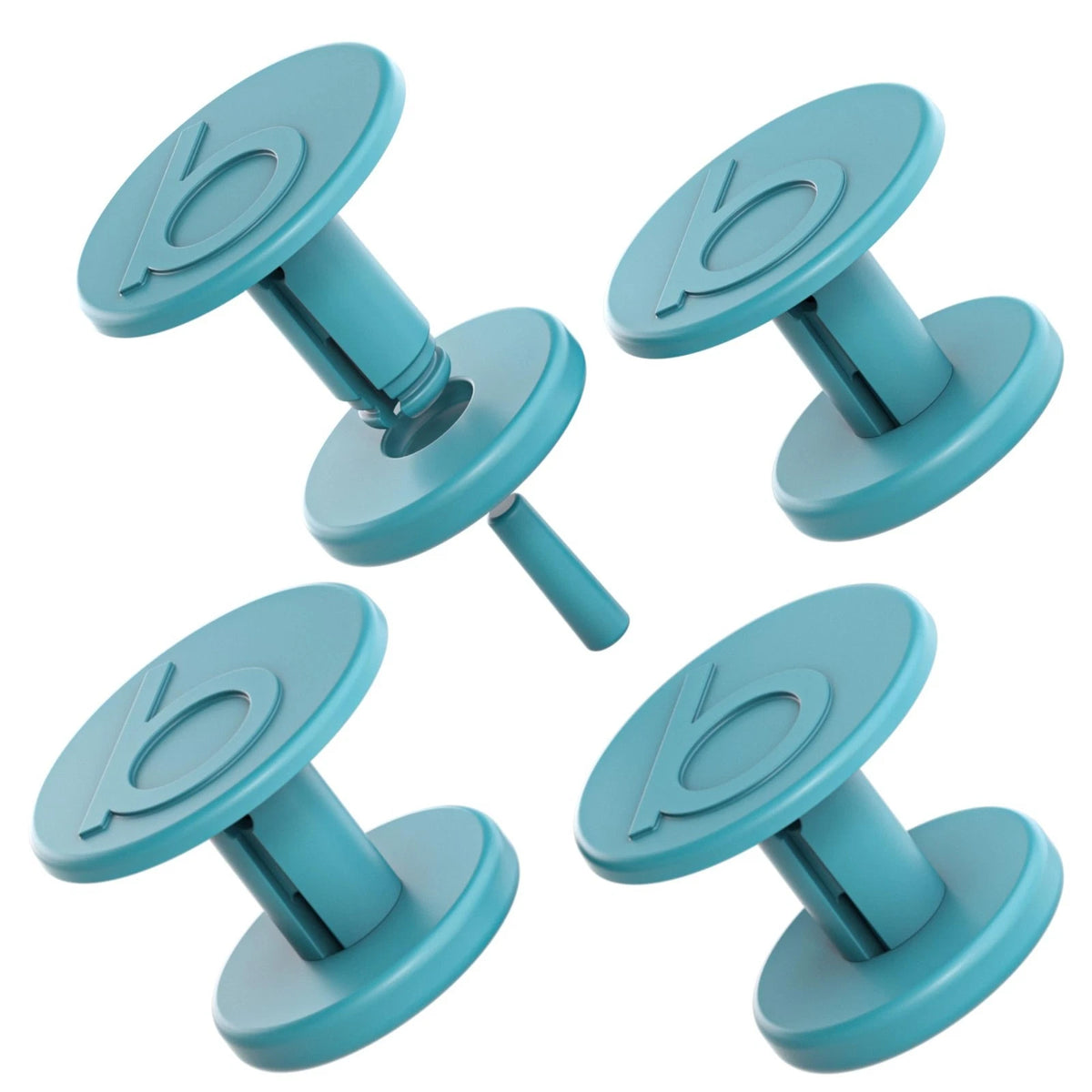 Replacement Buttons for Bogg Bag Handle Strap – Hard Plastic 3D “b†Rivets Match