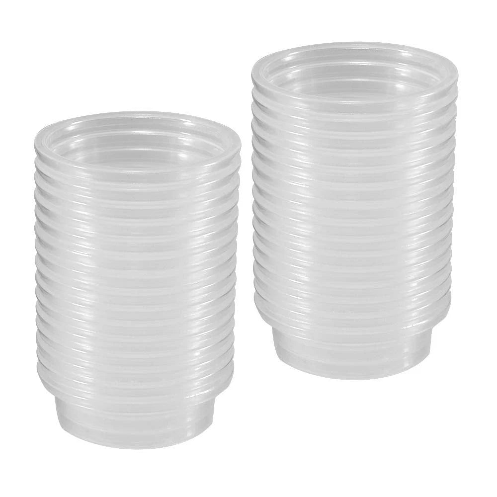 100Pcs Crested Gecko Feeding Cups Reptile Feeder Bowls for Putting