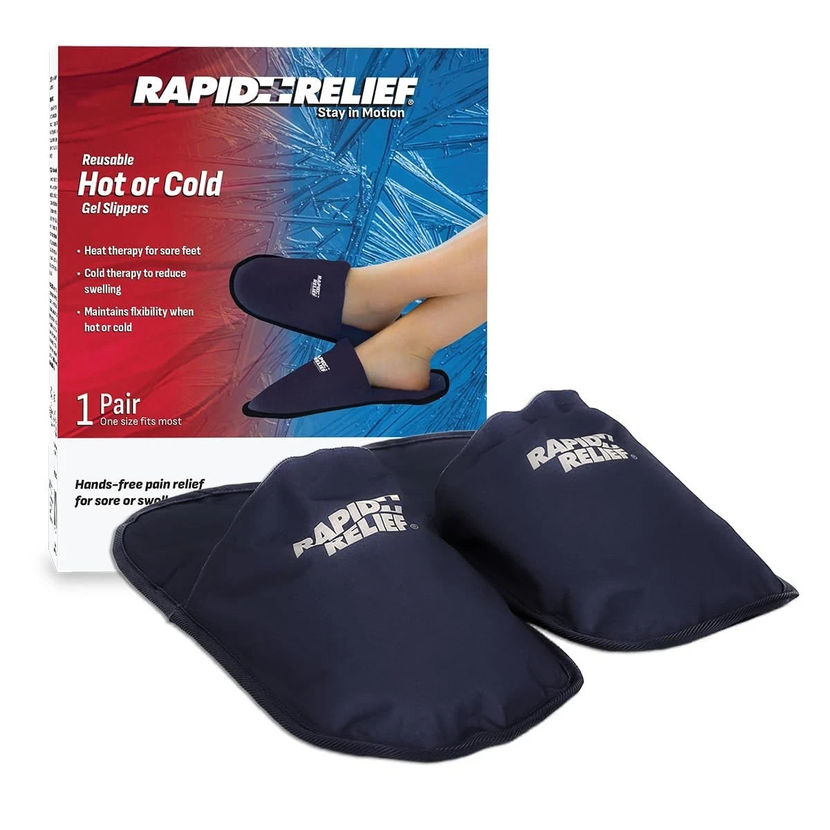 Hot and Cold Therapy Slippers for Swollen and Painful Feet - Fast and Effecti...