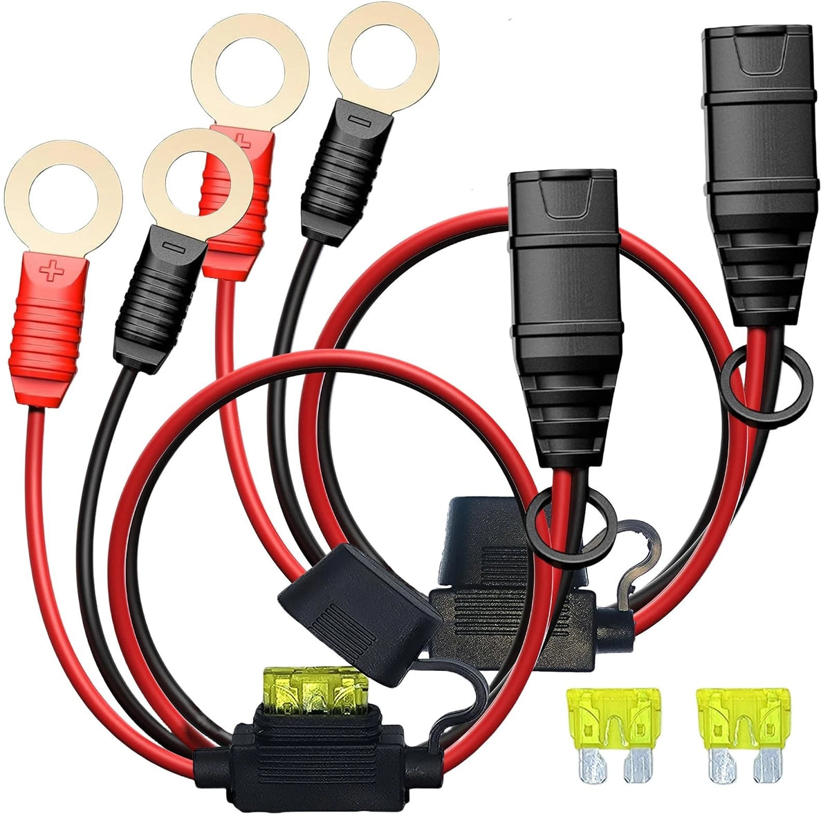 2 Pack GC008 X-Connect Fit for NOCO Battery Charger Accessories Cables,M10 3/8In