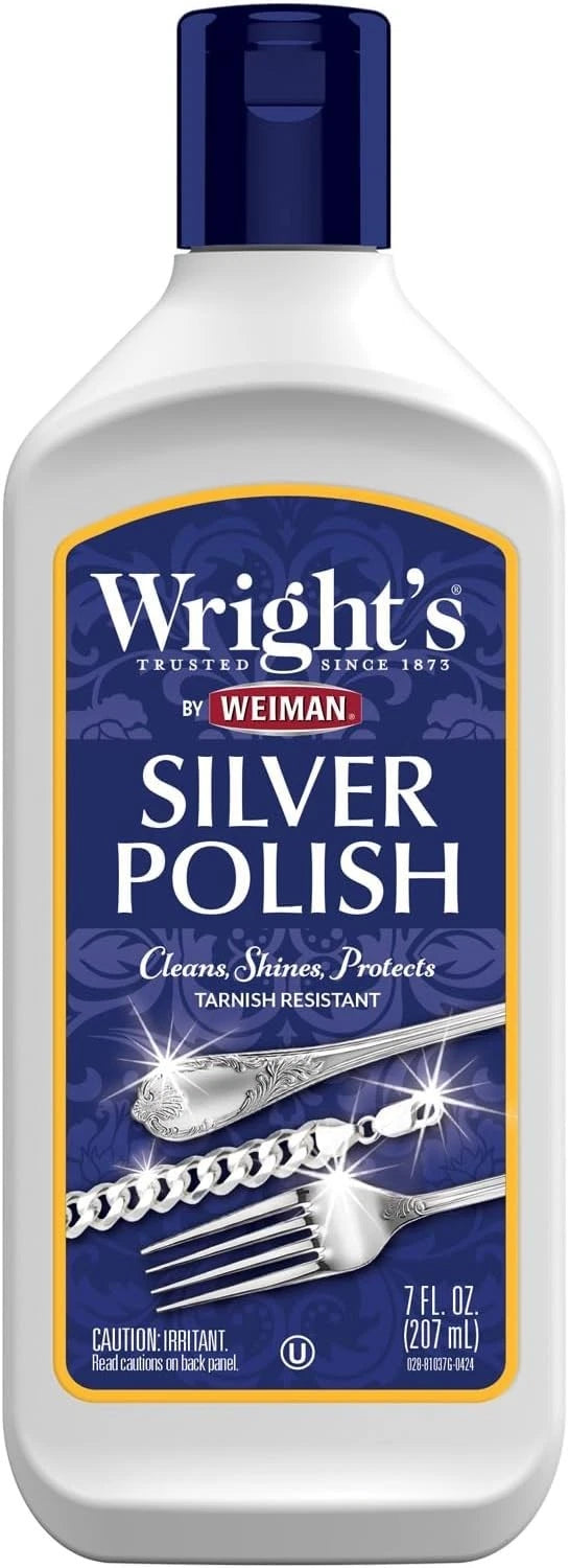 Silver Cleaner and Polish - 7 Ounce - Ammonia Free - Use on Silver, Jewelry, Ant