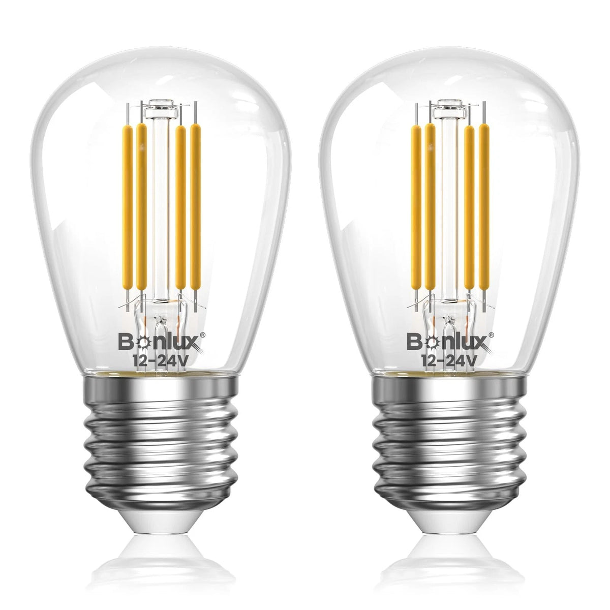 Bonlux 12V LED Light Bulb E26 12-24V DC/AC Low Voltage Bulb Off Grid