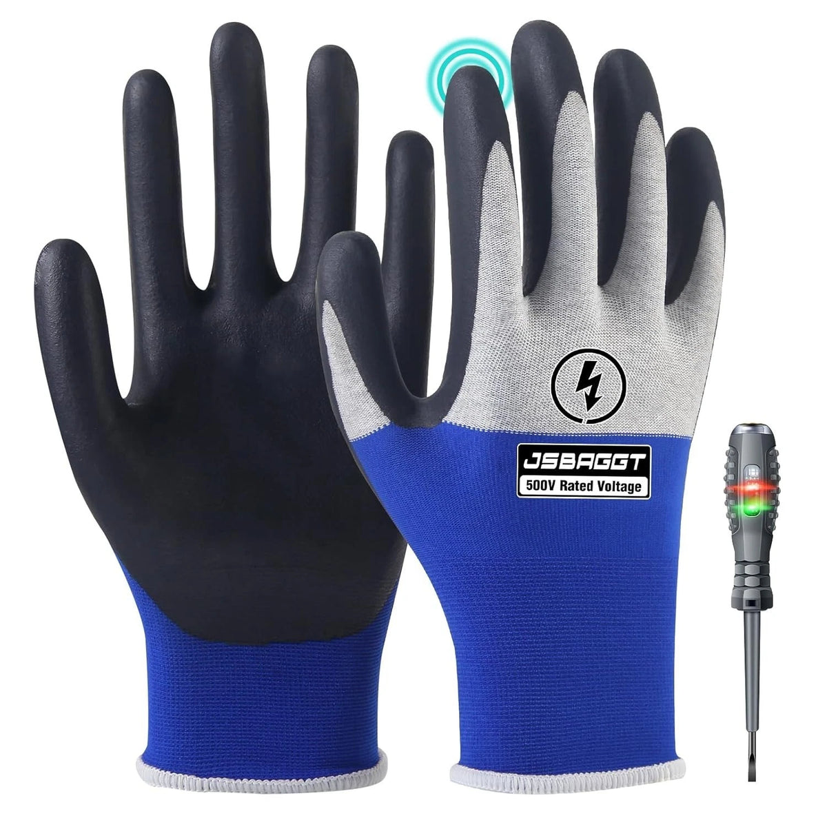 JSBAGGT Electrical Insulated Gloves,Voltage Resistance Electrician High Voltage