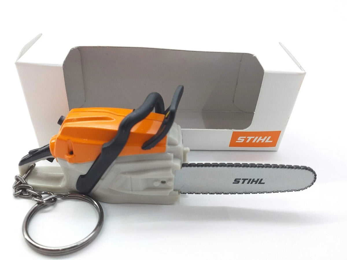 Battery Operated Chainsaw Keyring Mini Power Tool Keychain Novelty Gift Birthday
