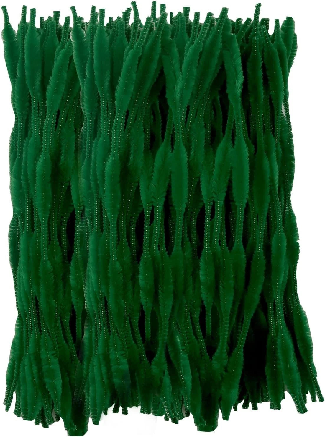 TOAOB 120Pcs Green Pipe Cleaners Bump Pipe Cleaners Chenille Stems Craft Supplie