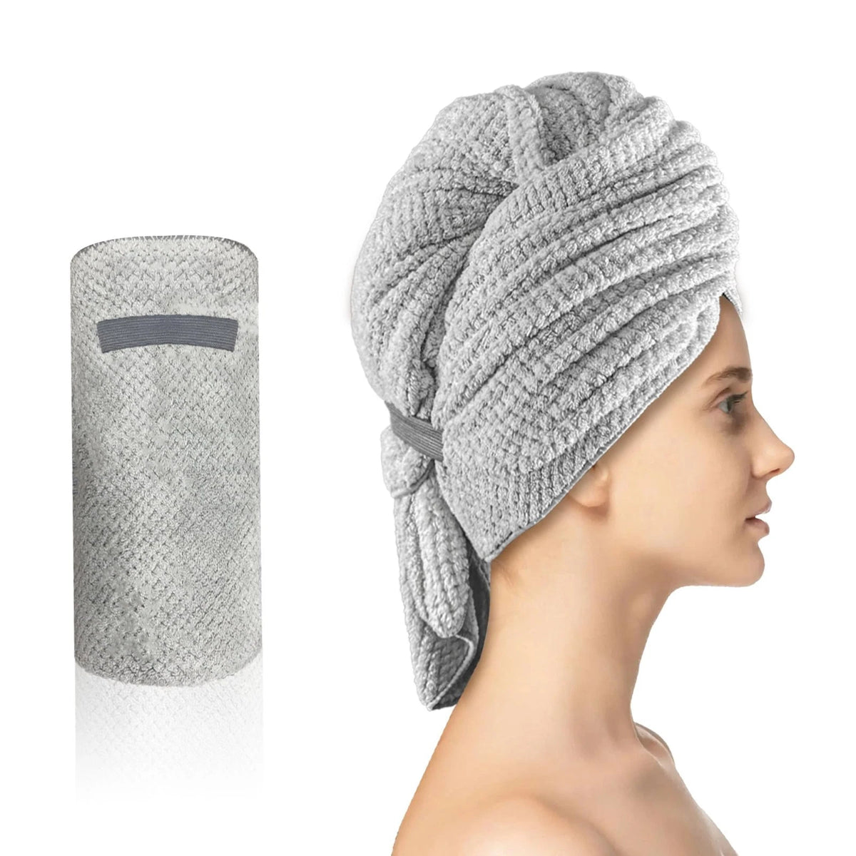 Simnice Extra Large Microfiber Hair Towel Wrap, Hair Towel Wrap for Women