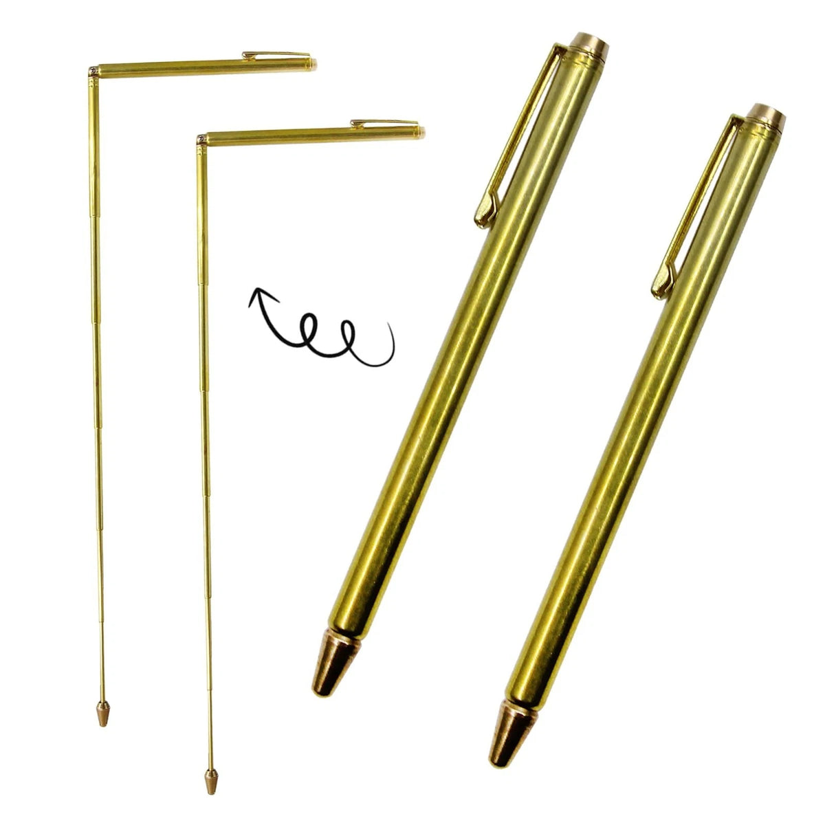 Copper Dowsing Rods ?2PCS Retractable 16.5