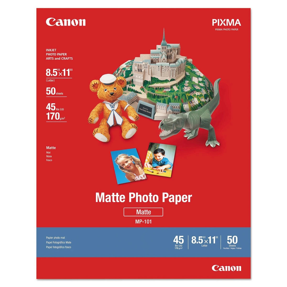 Canon 7981A004 Photo Paper Plus, Matte, 8-1/2 x 11 Pack of 50 Sheets