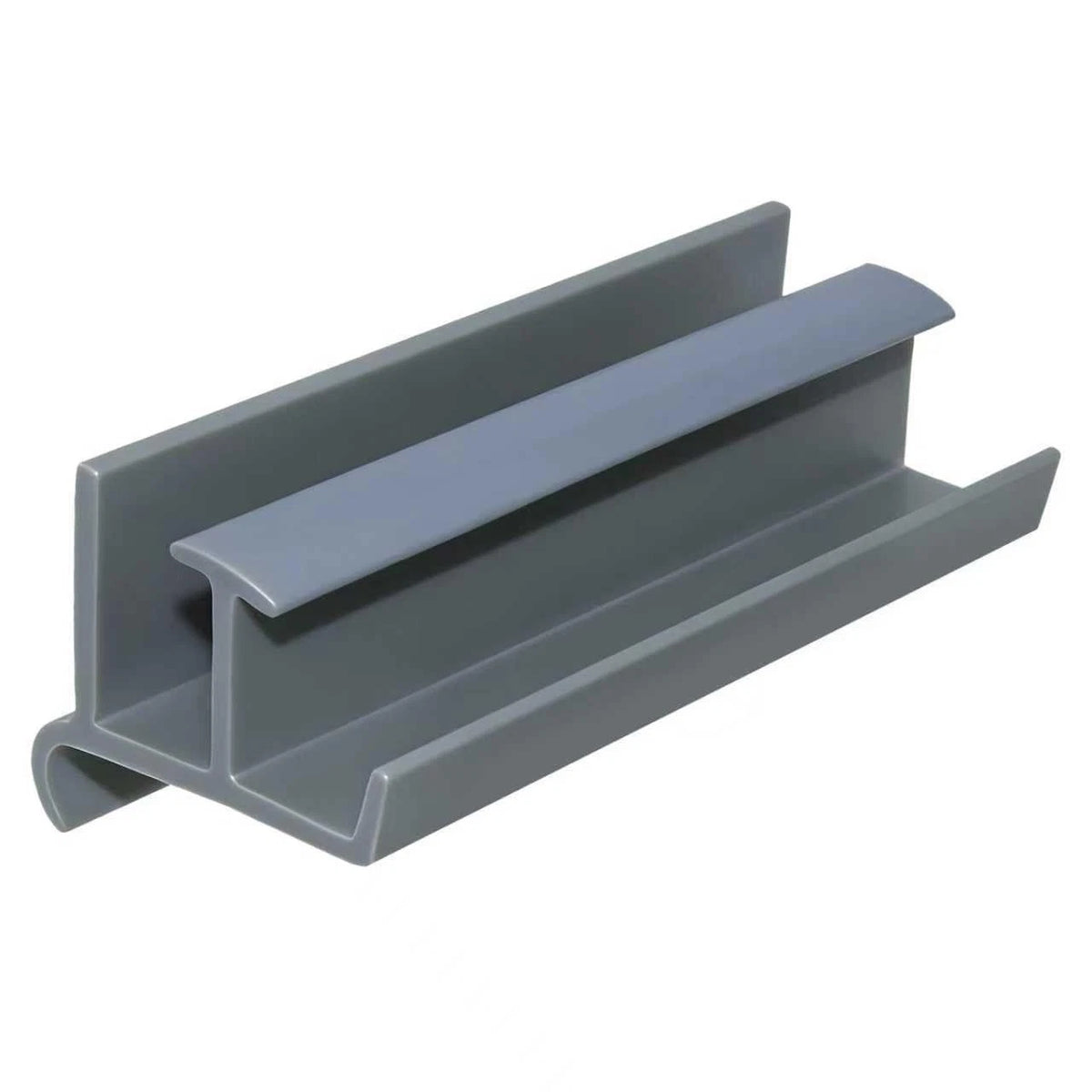 Gray Sliding Shower Door Bottom Guide for 3