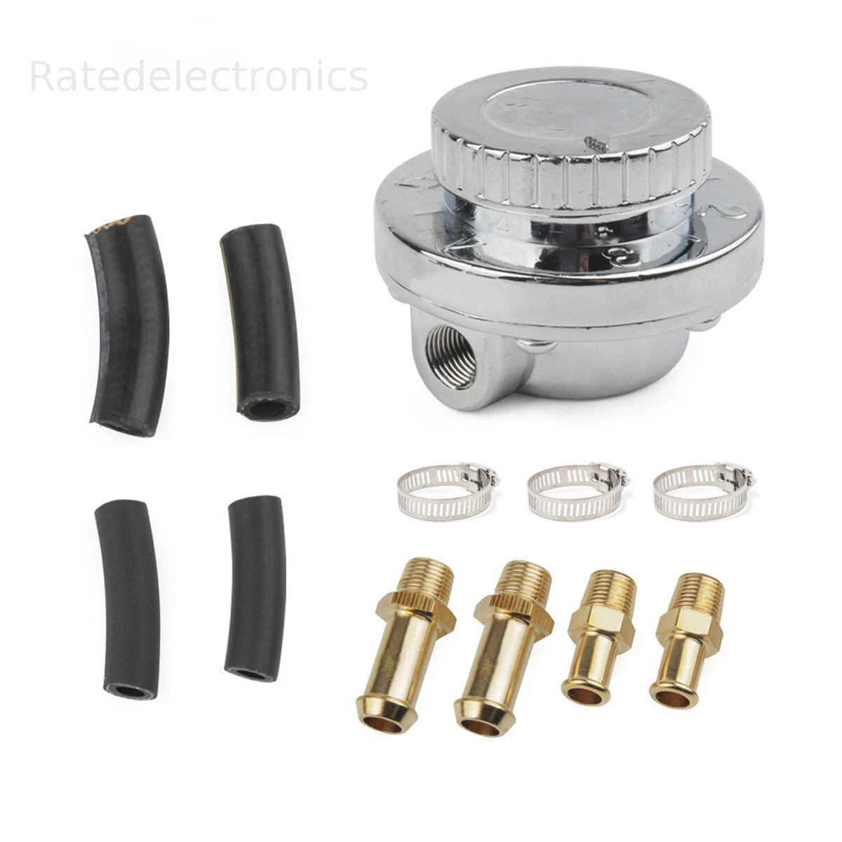 1-6 PSI Adjustable Fuel Pressure Regulator Kit For Carburetor Engine Universal