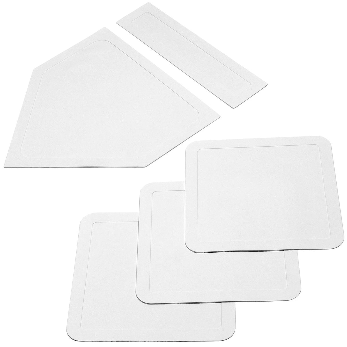 Rubber Baseball Field Bases for Kids Softball Field Equipment Set Kids