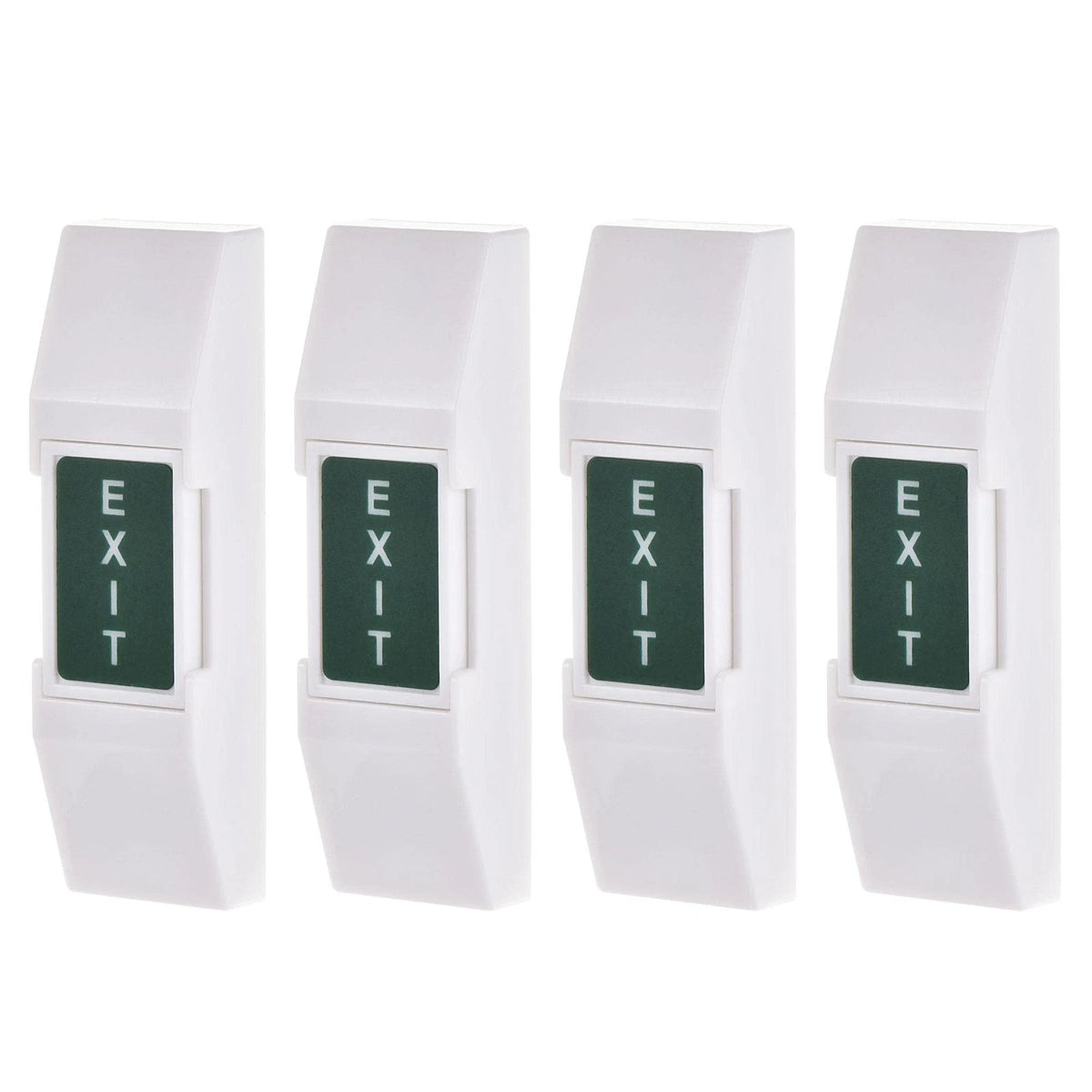 Push to Exit Button Release Switch Door Access Control 76Mmx23Mm 12V 3A 4 Pcs