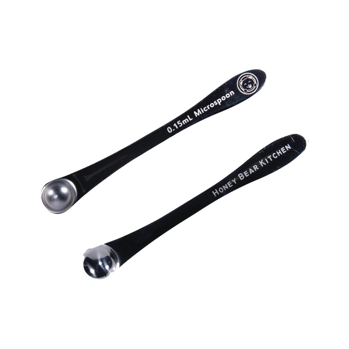 0.15 ml 1/32 Teaspoon Measuring Scoop Spoons, Polished Stainless Steel, Set of 2