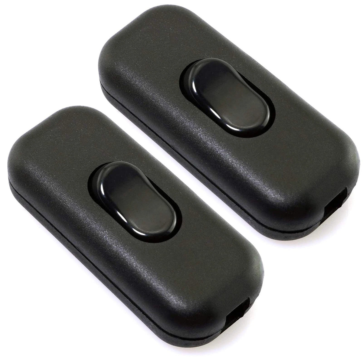 Inline Cord Switch, 2-Pack On-Off DPST Control Lamp Switch for Bedroom Table La
