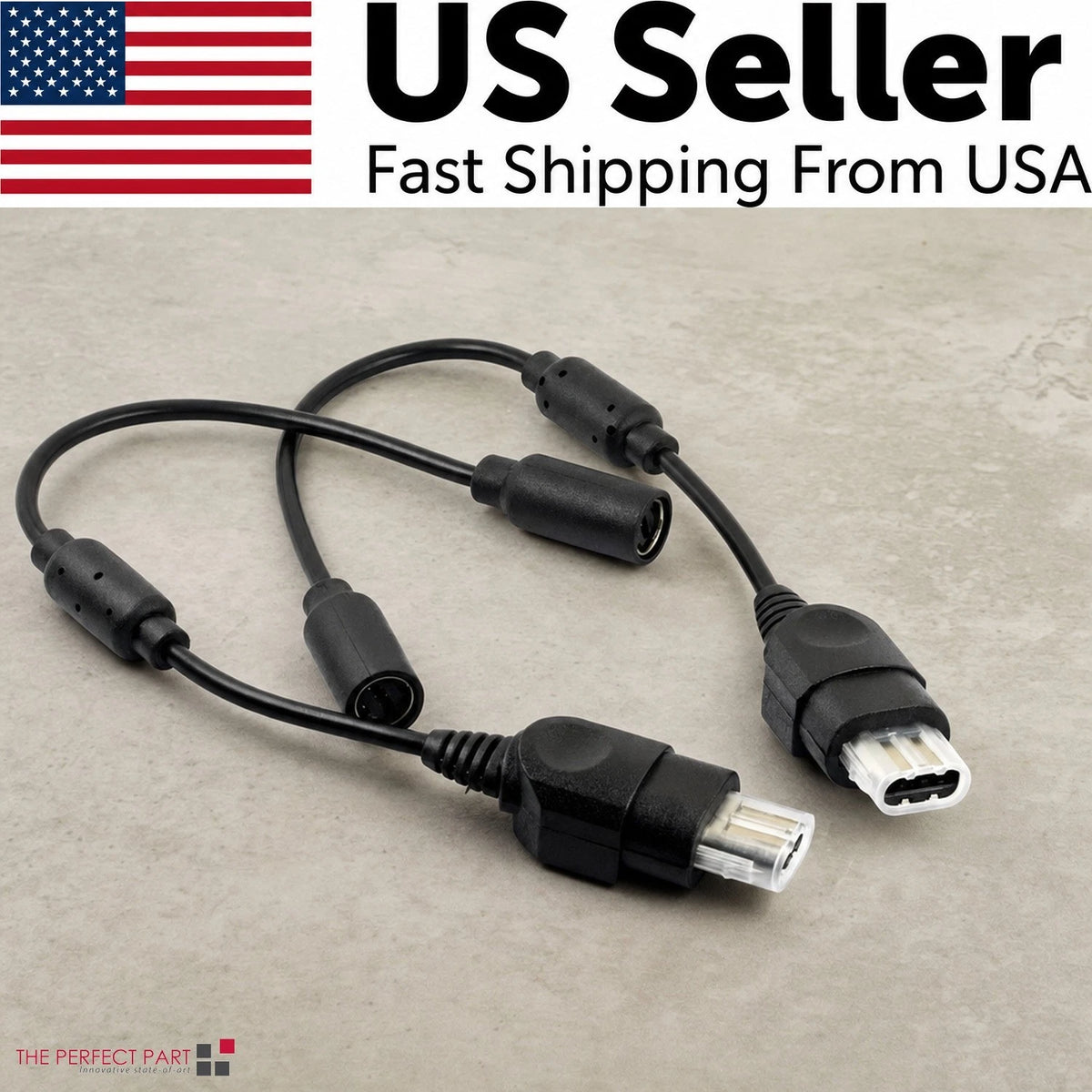 2Pcs Breakaway Trip Cord Cable For Wired Original Microsoft Xbox Controller