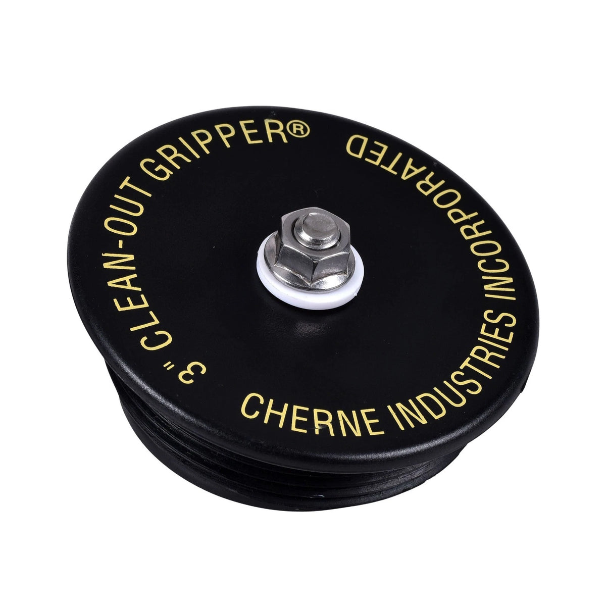 270178 Gripper 3 In. Black Mechanical Clean Out Plug
