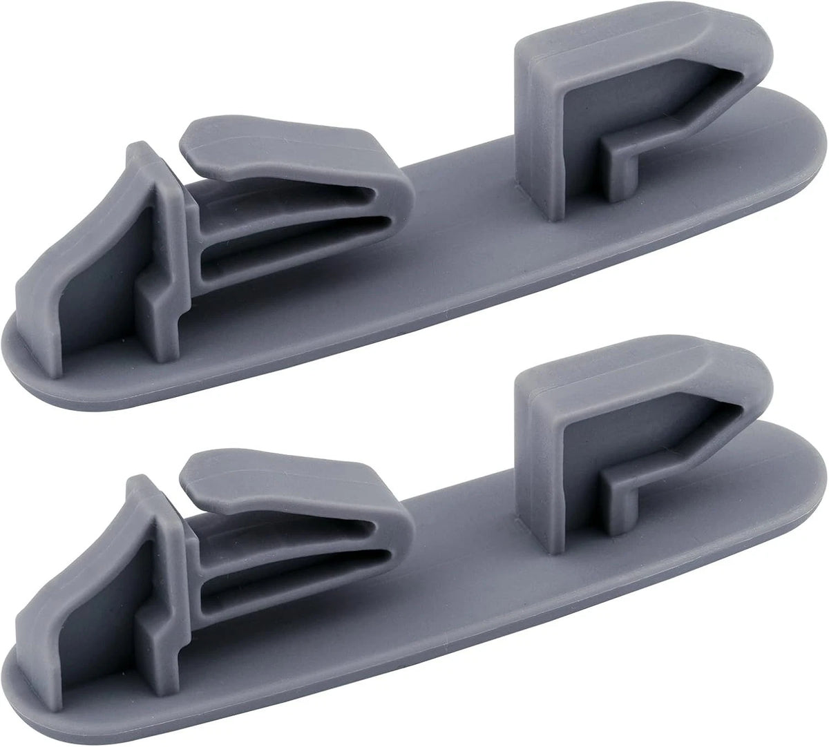 2 Pack WP8565925 Dishwasher Upper Rack Track Stop Clip by Compatible with Whi...