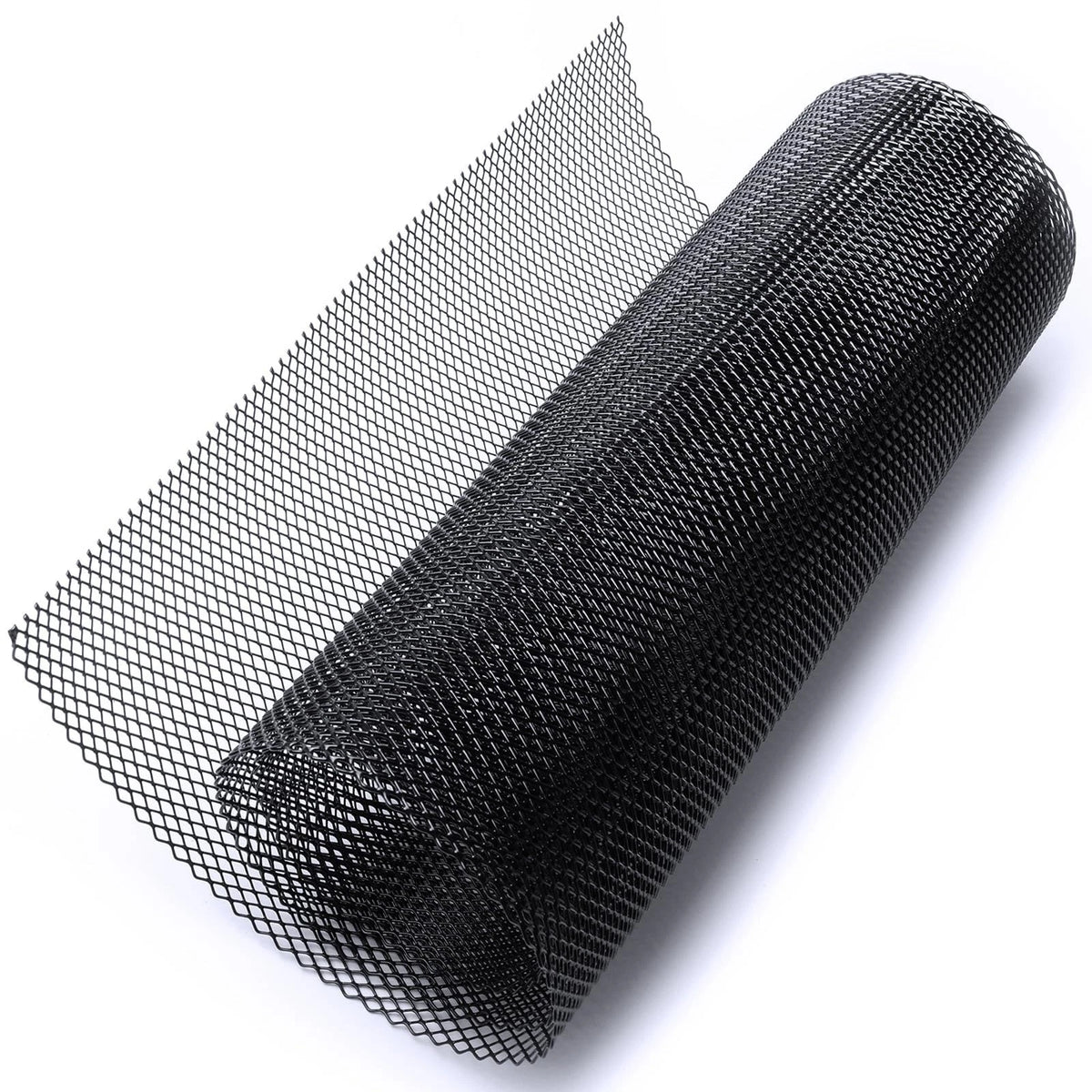 47''×16‘’ Car Grill Mesh Metal Mesh 120x40cm Expanded Metal Sheet Made of Black