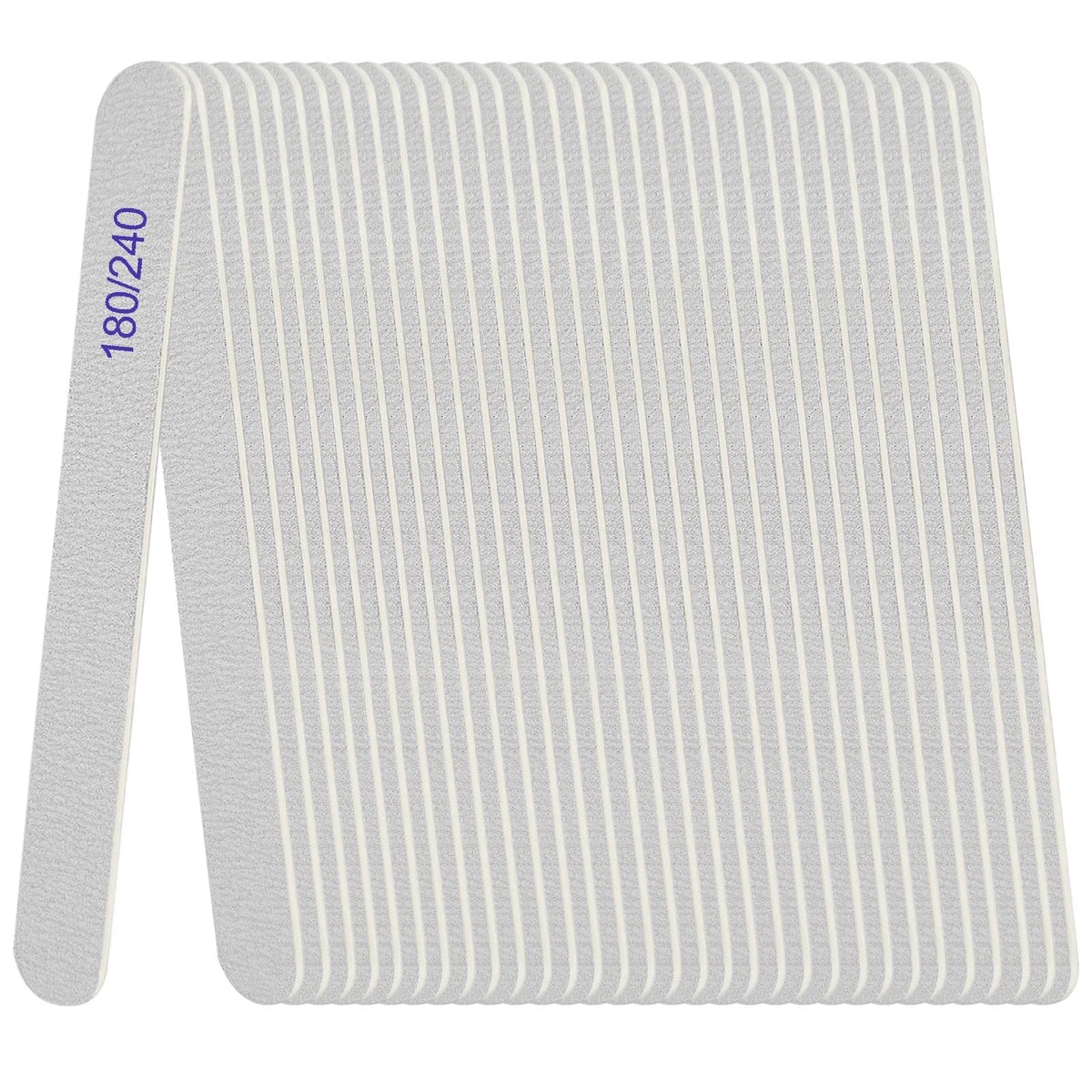 24-pack Nail Files, 180/240 Grit Emery Boards Double-sided for Manicure/pedicure