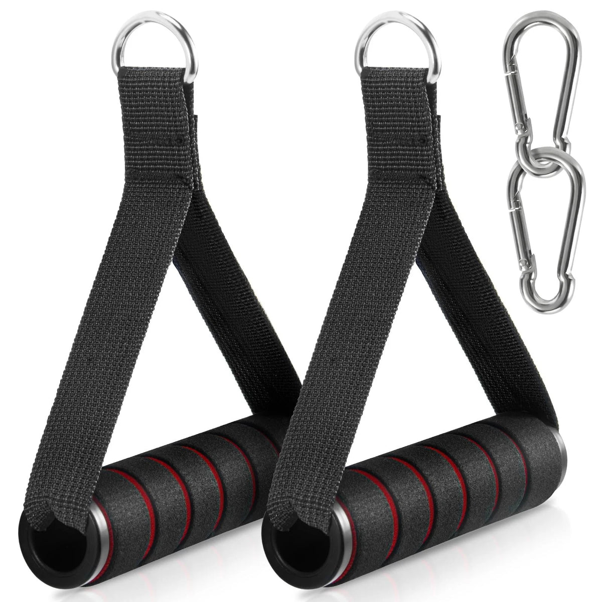 2 Pack Upgraded Exercise Handles, Gym Handle Equipment for Cable Machine Attachm