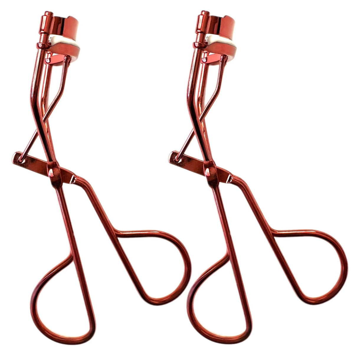 2 Vintage Style Metallic Red Eyelash Curler Easy To Use High Drama,Free Shipping