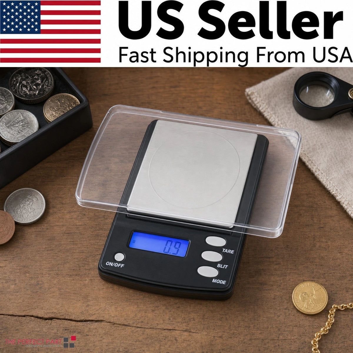 1000 X 0.1g Coin Collector Digital Display Weight Scale Ounce Grams Detection Oz