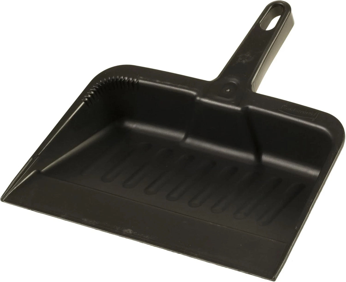 Commercial Products 12.25, Heavy-Duty Dust Pan, Durable Plastic, Charcoal
