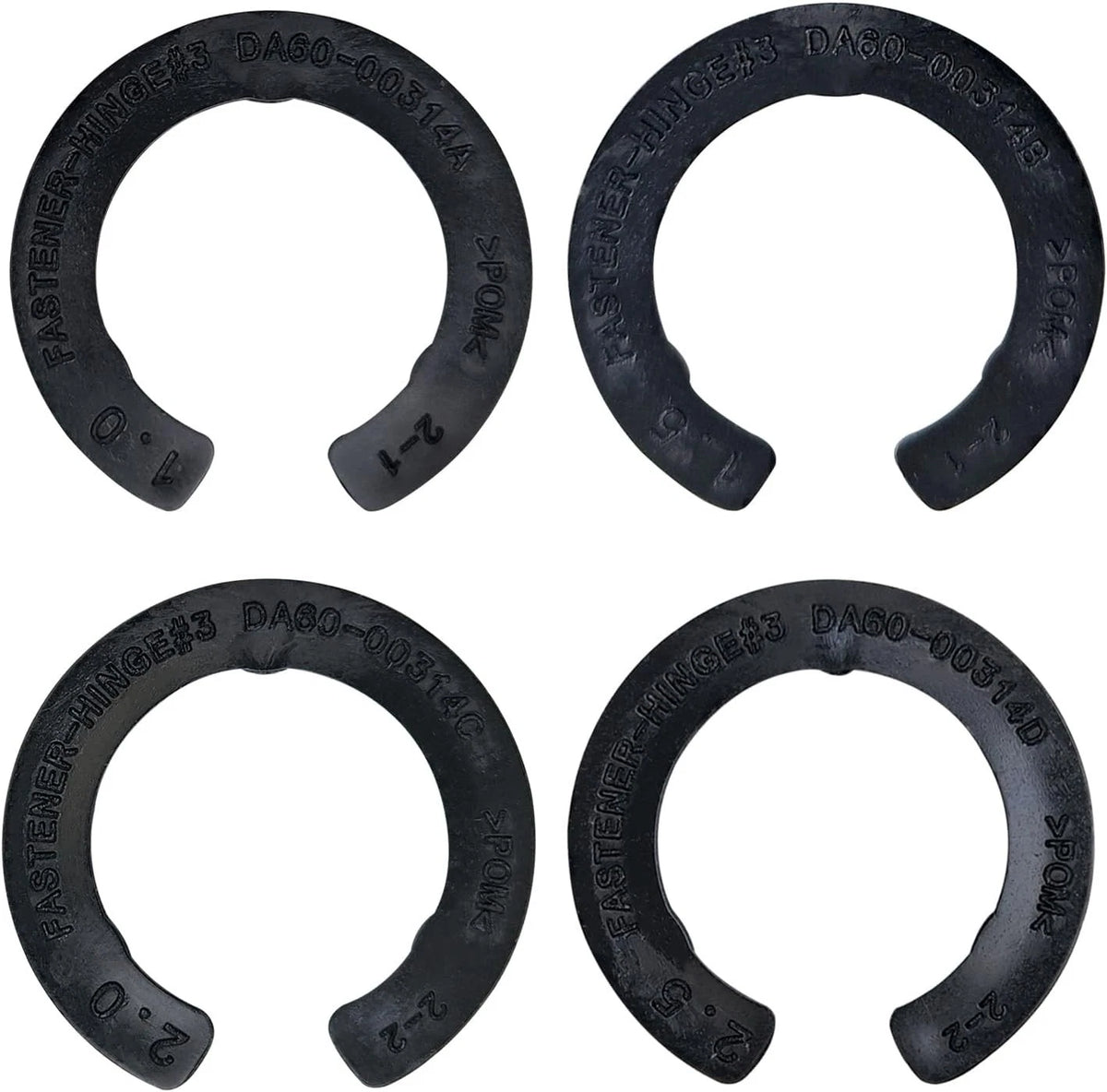 4-Pack DA99-04158A Refrigerator Door Hinge Shim Kits for Samsung Adjustments...