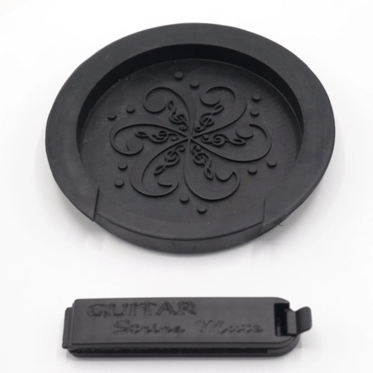 Acoustic Guitar Mute & Soundhole Cover, 2-Pack Rubber Effective String Silenc...