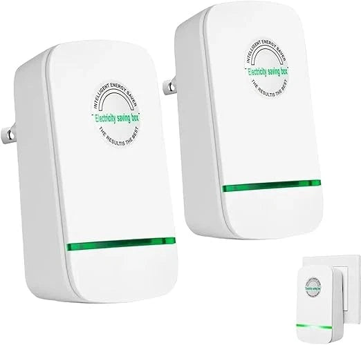 2PCS Household Energy Saver Power Factor Stabilizer with Voltage Regulation Func