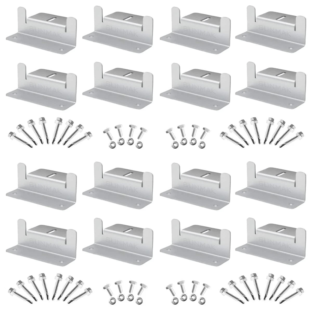 16 Units Per Set Solar Panel Mounting Z Brackets, Solar Panel Mounting Br