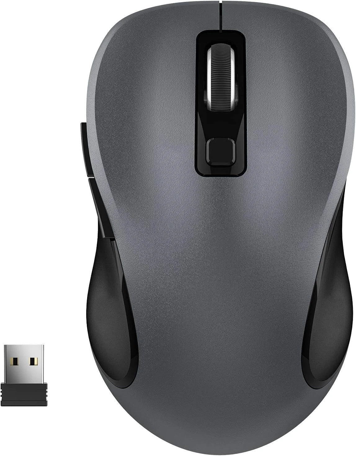 WisFox 2.4G Wireless Mouse for Laptop, Ergonomic Computer Mouse with USB...