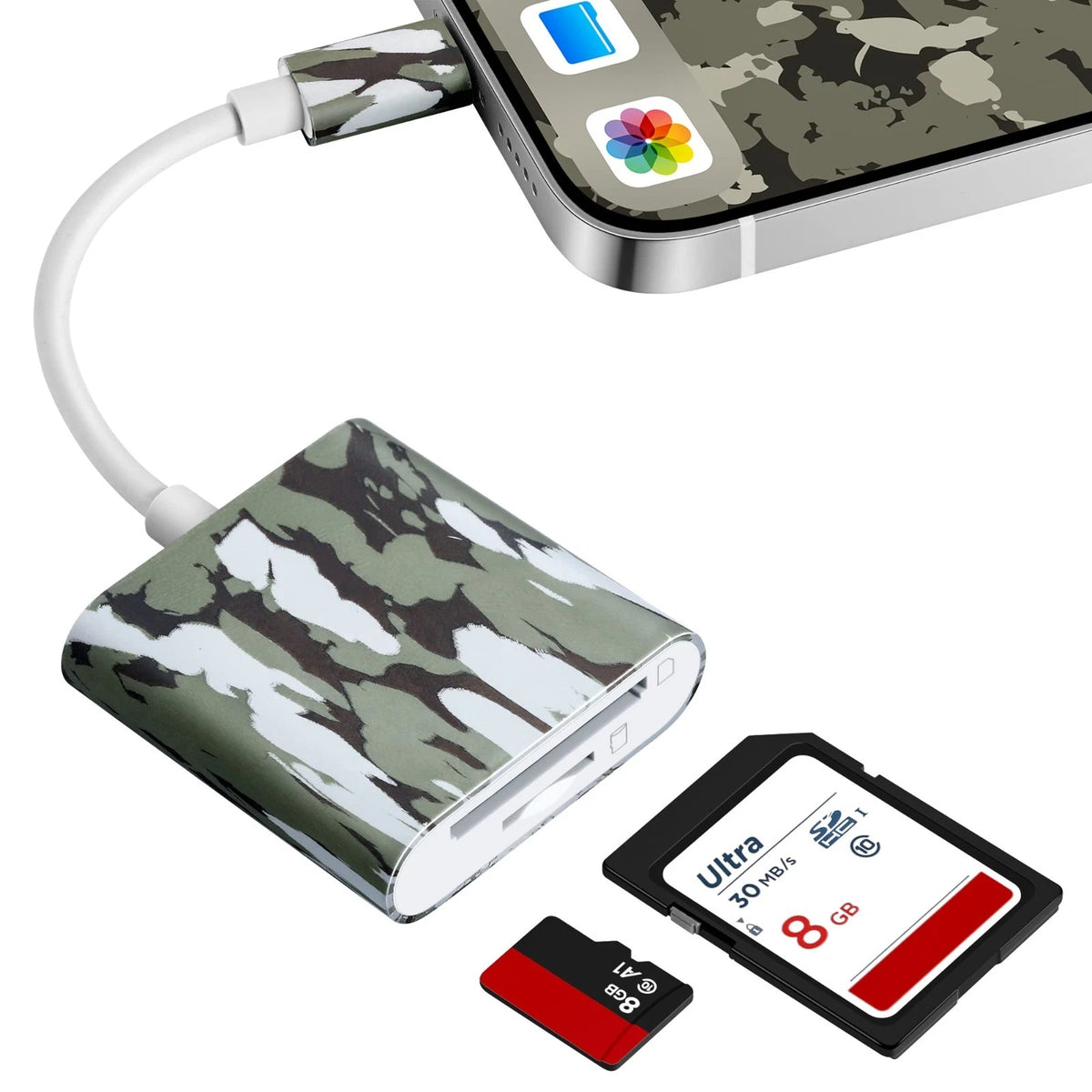 Trail Camera Viewer, Game Camera SD Card Reader for Hunters to View Images and V