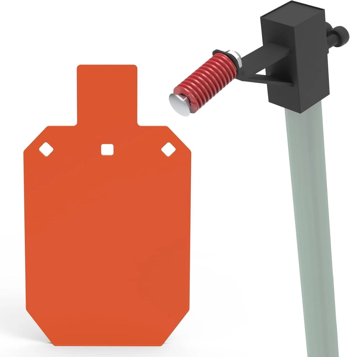 AR500 Steel Target for Shooting, 1/2 inch Thick Metal Target with T-Post Target