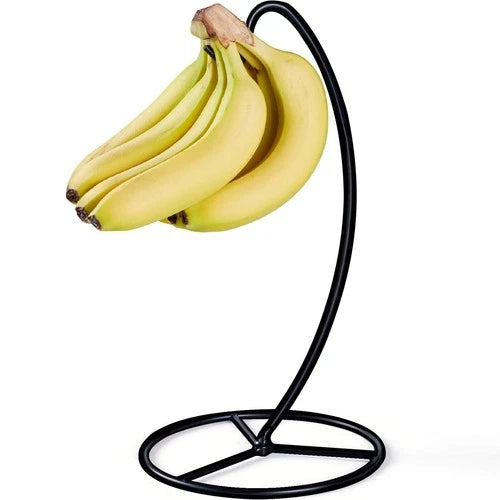 Banana Holder Stand, Banana Hanger Black-Metal Bananas Tree Hanger | Banana