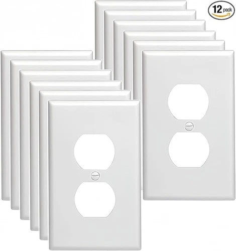 Outlet Covers Wall Plates - Electrical Outlet Cover /12-Pack Standard Size Best