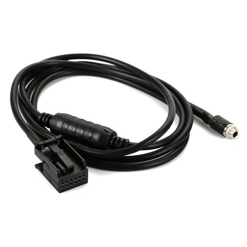 in Car Female 3.5mm AUX Input Audio Adapter Cable for B-M-W E39 E53 X5 Black