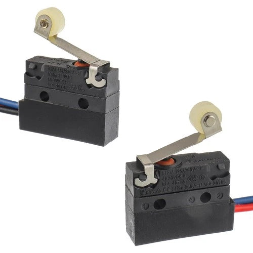 2 Pack Micro Limit Switch 6A 12V DC Micro Switch | Normally Open Close Limit