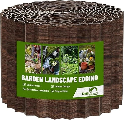 Corrugated Metal Garden Edging 4IN X 60FT Sturdy Lawn Landscape Edging Border ..