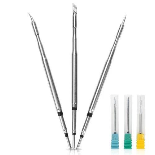 C210 Soldering Iron Tips,3-Type Welding Head Tip C210 SK/ST/I Replacement Solder