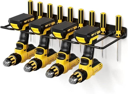 Power Tool Organizer - Drill Holder Wall Mount Heavy Duty, Garage Tool Organizer