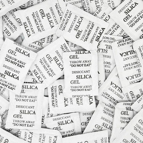 100PCS 2Gram Silica Packets - Decassant Packs anti Humidity Packs Silicone Packe