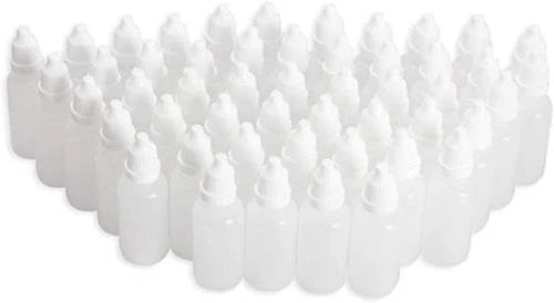 12PCS 30Ml 1 Oz Empty Refillable Plastic Squeezable Dropper Bottles Soft