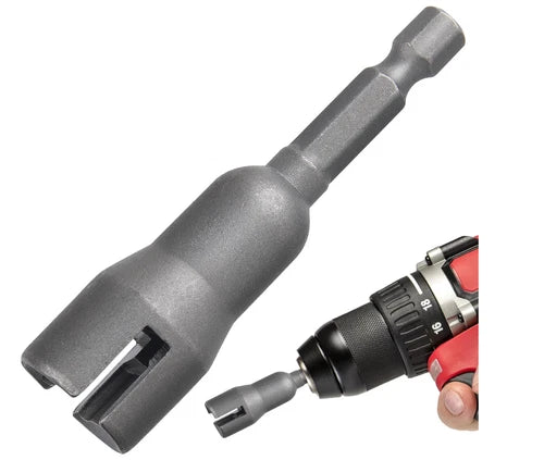 Power Wing Nut Driver, Steel Wing Nut Drill Bit Socket Wrench Tool Set, 1/4